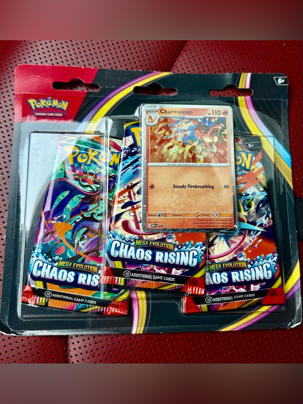 Pokémon Chaos Rising Booster Pack Set with Charmeleon Promo